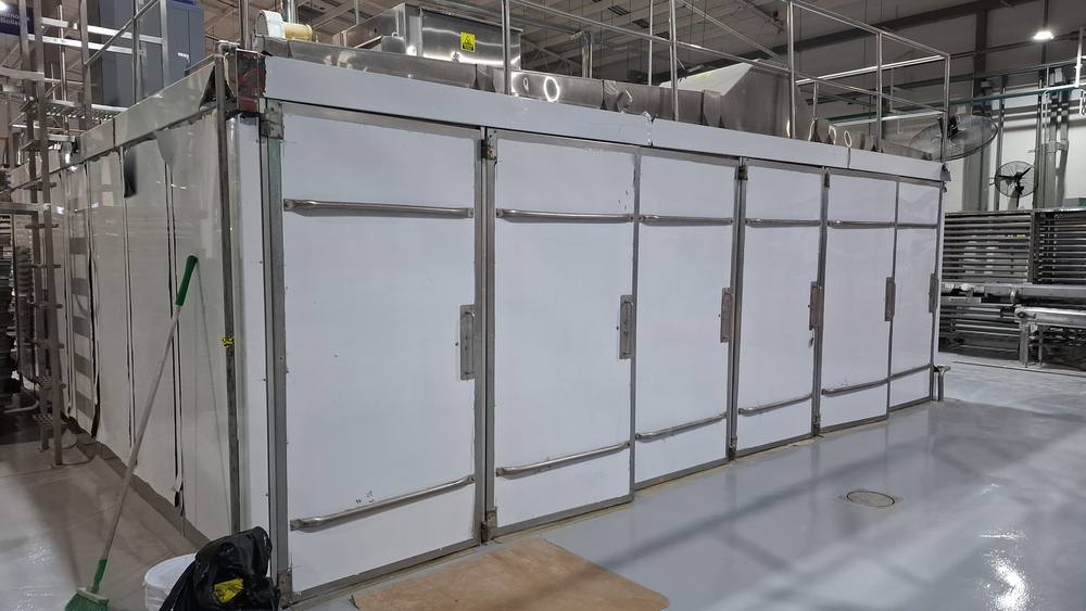 Revestimiento completo de paredes de horno industrial en inoxidable