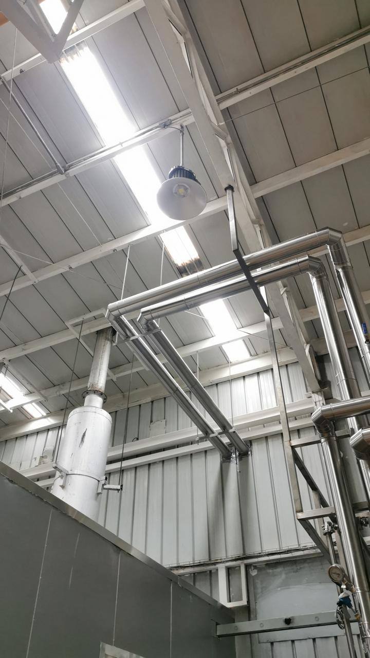 Aislamiento para sistema de baja temperatura con NH3 y glicol